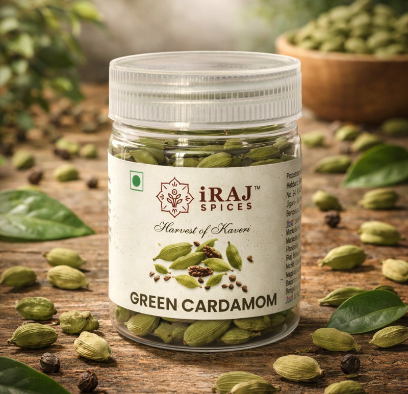 whole green cardamom for cooking and beverages