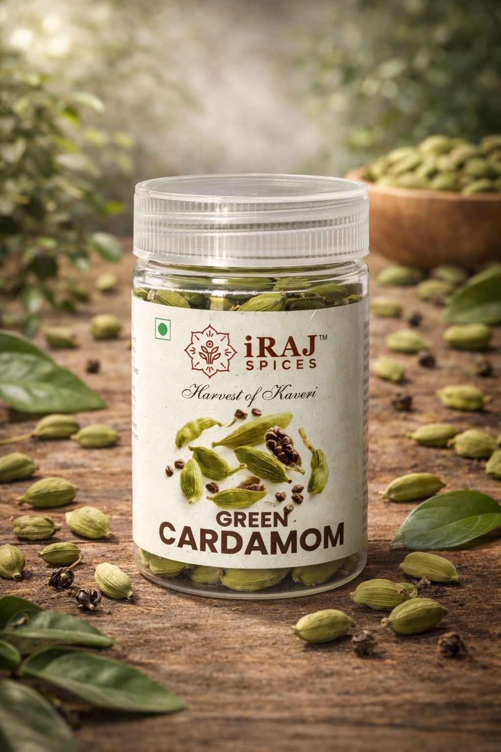 premium green cardamom pods