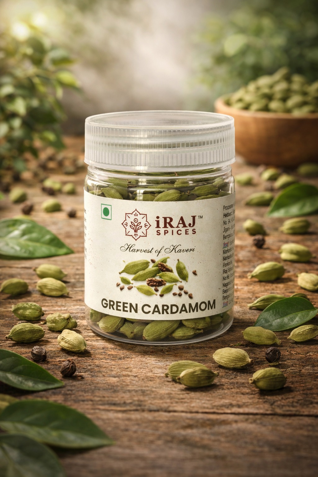 premium green cardamom pods
